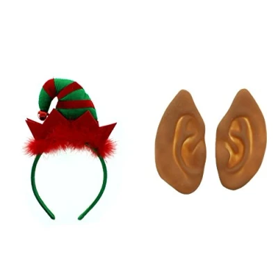 Image of Zac&#039;s Alter Ego Elf Ear &amp; Hat Headband with Bell