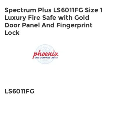 Image of Phoenix Spectrum Plus LS6011 Luxury Safe Gold