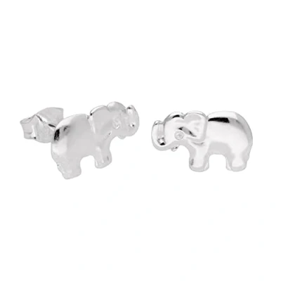 Image of 925 Sterling Silver Cute Elephant Stud Earrings/Studs