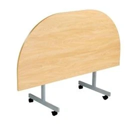 Image of Allegro Tilting Table 1600x800 Silver/Oak Ref OETT1680DENDSVNO
