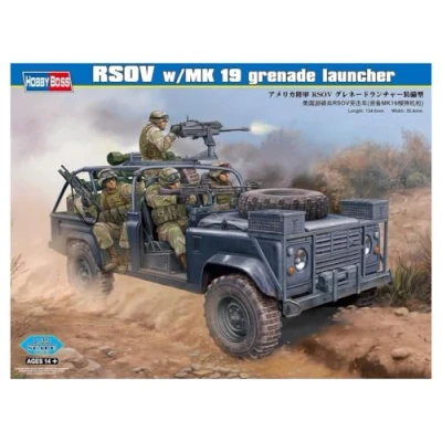Image of Hobbyboss 1:35 Scale RSOV with MK 19 Grenade Launcher Assembly Kit