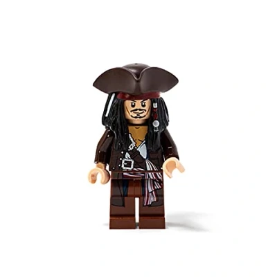 Image of LEGO Pirates Of The Caribbean: Captain Jack Sparrow With Tricorne Minifigure