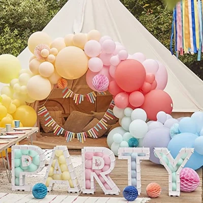 Image of Ginger Ray Party Balloon Mosaic Marquee Stand Outdoor or Indoor Sign