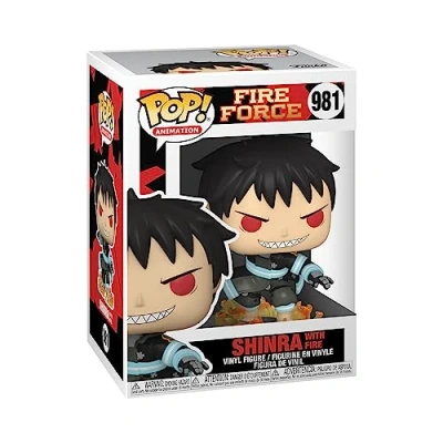 Image of Funko POP! Animation: Fire Force Shinra Kusakabe With Collectable Vinyl Figure Gift Idea Official Merchandise Toys for Kids &amp; Adults Anime Fans Model Collectors