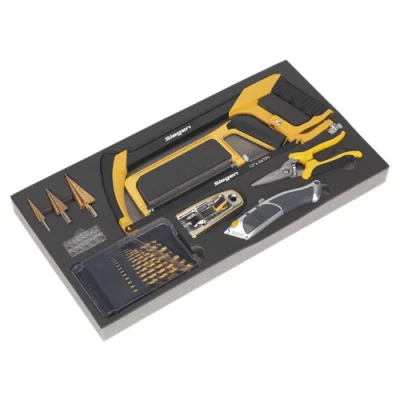 Image of Siegen Tool Tray with Cutting &amp; Drilling Set 28pc