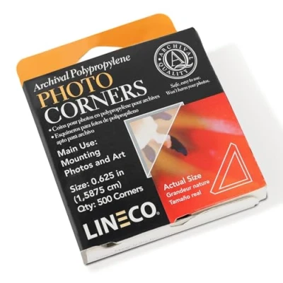 Image of Lineco 378797 Photo Mounting Corner Clear .625
