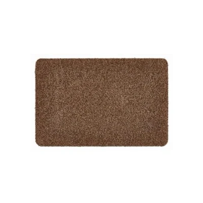 Image of Andiamo Samson 700611 Cotton Floor Mat Washable at 30 C, COTTON, brown, 60 x 100
