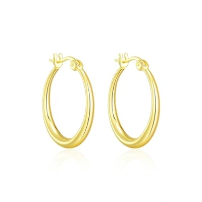 Image of Philip Jones Gold Plated 20mm Hoop Earrings