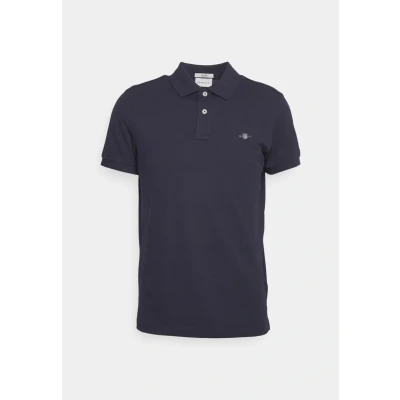Image of GANT SLIM Shield Polo shirt, Men&#039;s, Size: Small, Dark blue