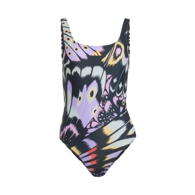 Image of adidas Sportswear Swimsuit Violet fusion corn gold, Women&#039;s, Size: 24, gold