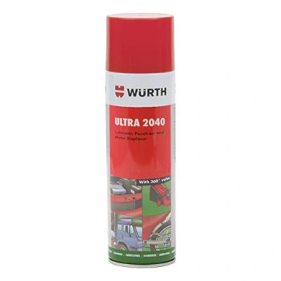 Image of Wurth Ultra 2040 Multi Purpose Lubricant, Penetrant and Water Displacer 2 x 500ml Cans