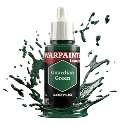 Image of The Army Painter Greens Warpaints Fanatic 18ml Acrylic Paints (Guardian Green)