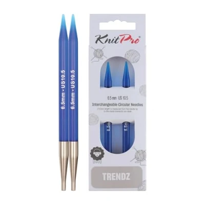 Image of Knit Pro KP51258 6.50 mm Normal Interchangeable Circular Needles, Multi Colour