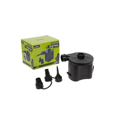 Image of Summit Battery Powered Air Pump with 3 Adaptors Black