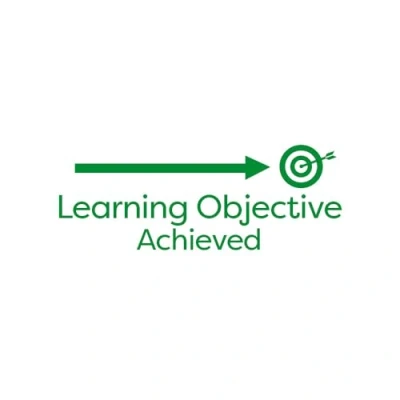 Image of SuperStickers Assessment Stamper for teachers: Learning Objective Achieved Green Ink