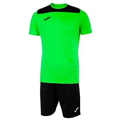 Image of Joma Men&#039;s Phoenix Ii Set, Neon Green Black, 8 9 años