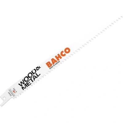 Image of Bahco Wood &amp; Metal Bi Reciprocating Blade 228mm 6 TPI (Pack 5) BAH39402286W