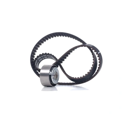 Image of 1590748, 1590748S1 Timing belt kit FEBI BILSTEIN 28664 129 with trapezoidal tooth profile FIAT: Punto III Hatchback, Grande Hatchback