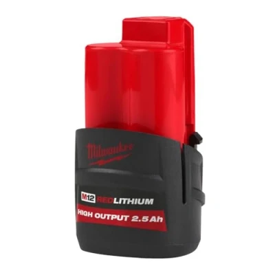 Image of Milwaukee M12 HB2.5 2.5Ah 12V High Output Li Ion Battery