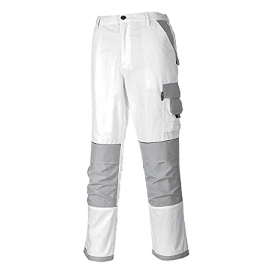 Image of Portwest Painters Pro Trouser, Size: XXXL, Colour: White, KS54WHRXXXL