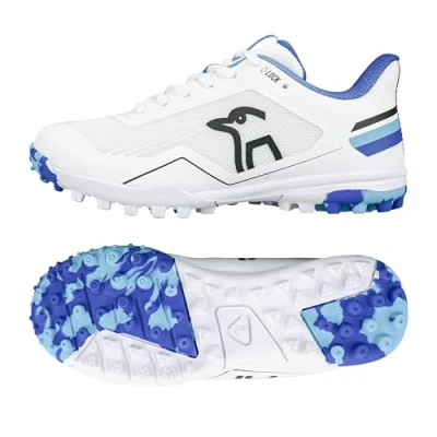 Image of Kookaburra KC 5.0 Rubber Sole Cricket Shoe Blue/Sky 3