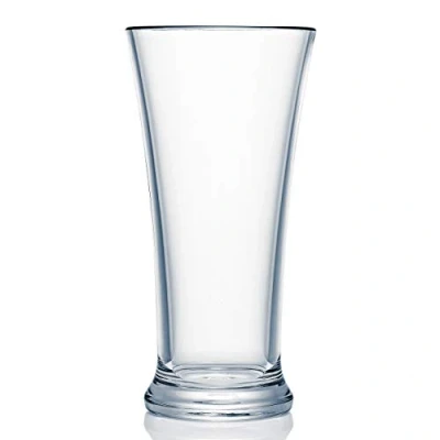 Image of Strahl Design + Contemporary Polycarbonate Pilsner Glass 10oz / 285ml Single Half Pint Beer Glasses