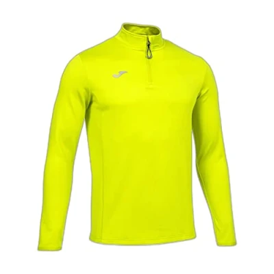 Image of Joma Men&#039;s Running Night Sweatshirt, Fluorescent Yellow, XXS