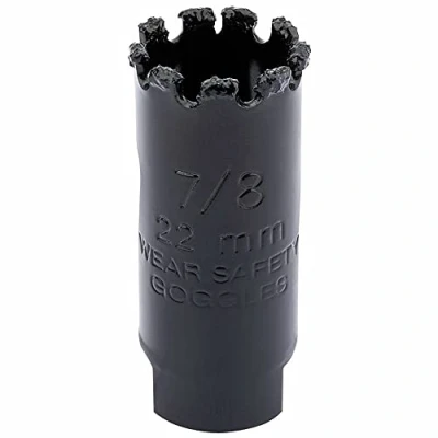 Image of Draper Tungsten Carbide Grit Hole Saw, 22mm