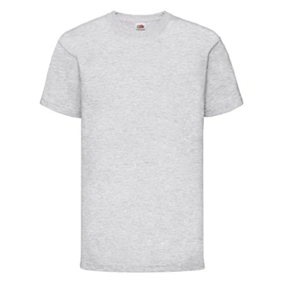 Image of Fruit of the Loom boys&#039; t shirt., Boys&#039;, 61 033 0, heather grey, 164 cm