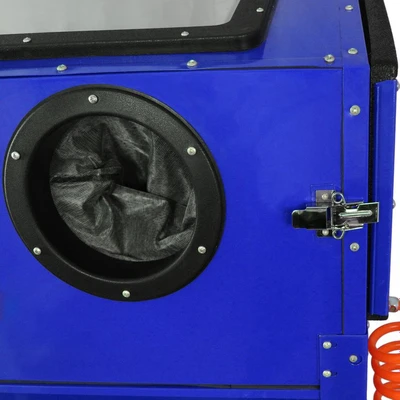 Image of Sandblasting Cabinet Sand Blasting Portable Work Station Heavy Duty Abrasive Bead Grit Sandblaster Blaster 220L
