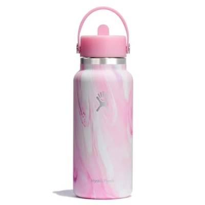 Image of Hydro Flask 32oz / 946ml Wide Mouth + Flex Straw Cap Jelly LTD Water bottle