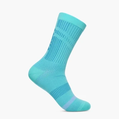 Image of HOKA Trail RACE CREW SOCK Unisex Sports socks, Size: Small, Cielo blue