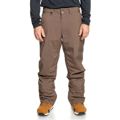 Image of Quiksilver Estate PANT Snowboard pants, Men&#039;s, Size: XL, Brown
