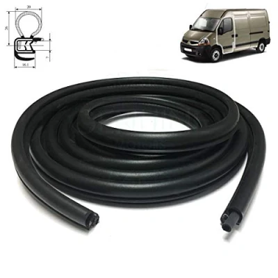 Image of Front Door Weatherstrip Rubber Seal Replacement For Master MK2 (1997 2010) (1 Piece) 7700353317