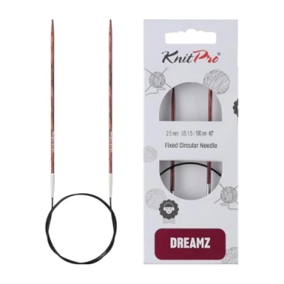 Image of KnitPro Dreamz Fixed Circular Needles 40&quot; (100cm) US Size 1.5 (2.5mm)