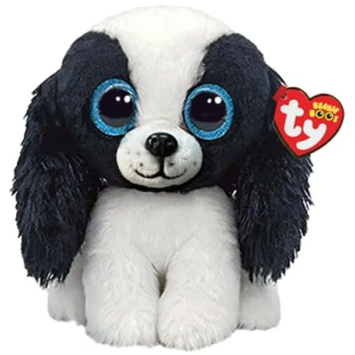 Image of TY Sissy Dog Beanie Boo Regular Baby Soft Plush Toy Collectible Cuddly Fabric Teddy