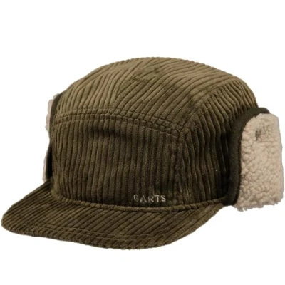 Image of Barts Mens Rayner Soft Teddy Lined Adjustable Cap Army One Size