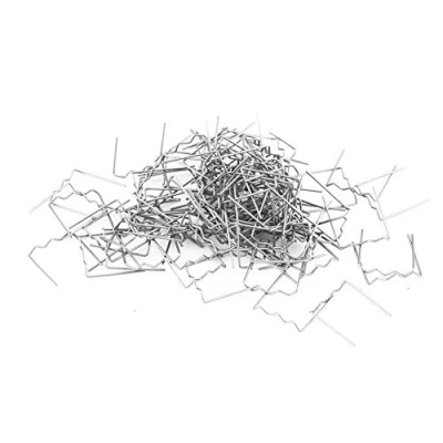 Image of clear plastic Repair Kit Bumper Staples,100pcs 0.6mm Auto Pre Cut Welding Staples Tool 3 Types Available(#2)