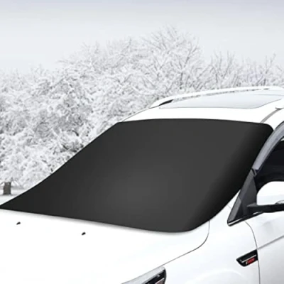 Image of MOIKOTLR Car Windscreen Cover, for Dacia sandero stepway III 2021 2023 Winter Frost Protector Ice Protection Cover Snow Protective