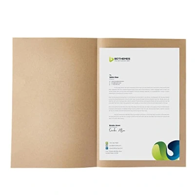 Image of Buff Foolscap Square Cut Folders 170gsm 100% Recycled Pack 100