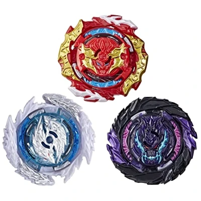 Image of Beyblade Burst QuadDrive Sonic Warp 3 Pack with Spinning Tops Battling Game Top Toys for Kids Ages 8 and Up