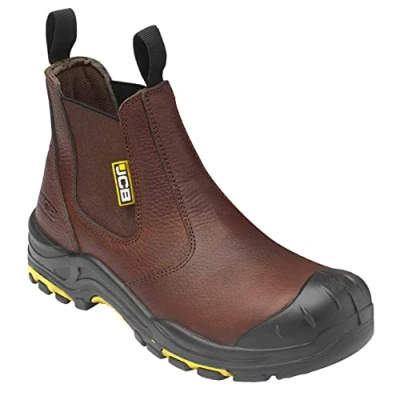 Image of JCB Men&#039;s Dealer T Chelsea Boot Classic Style Durable &amp; Stylish for Casual or Workwear Brown Size 8 UK, 42 EU