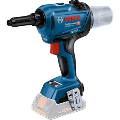 Image of Bosch Professional 18V System GRG 16 C Cordless Rivet Gun (max. tensile Force 16,000 N, Stroke Length 25 mm, excluding Rechargeable Batteries and Charger, in Cardboard Box)