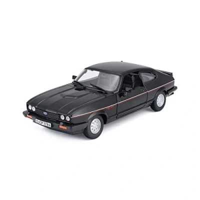 Image of Bburago 1/24 May Cheong Group 1:24 Ford Capri 1973 Black 21093BK Car for Children from 3 Years, L