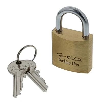 Image of CISA Padlock Locking Line, Brass, Gold, 21010500