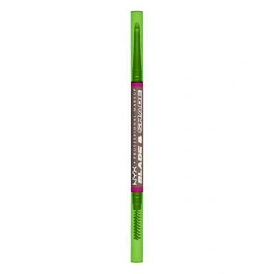 Image of NYX Professional Makeup Eyebrow Pencil, Nano Precision Brows, Smudge Proof Formula, Up to 16H Wear, Blade &amp; Shade, Cool Ash Brown, 1 count