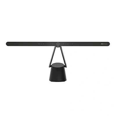 Image of BenQ PianoLight for Upright Pianos, Black, Wide Illumination, 6 Color Modes, 15 Brightness Levels, 360 Adjustable Height and Directions, Auto Dimming, with Eye Care Hood