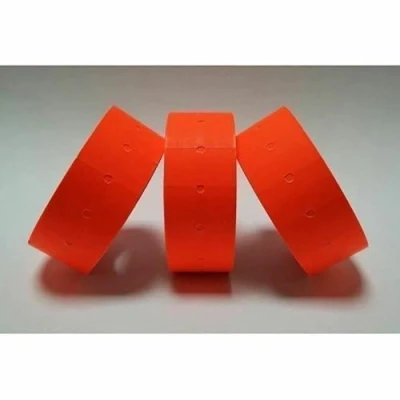 Image of Gato CT1 22mm x 12mm Price Gun Labels Fluorescent Red 50 Rolls 50,000