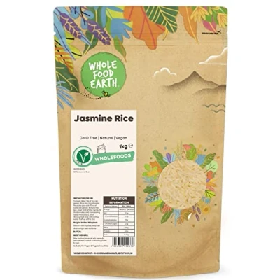 Image of Wholefood Earth Jasmine Rice 1 kg GMO Free Natural