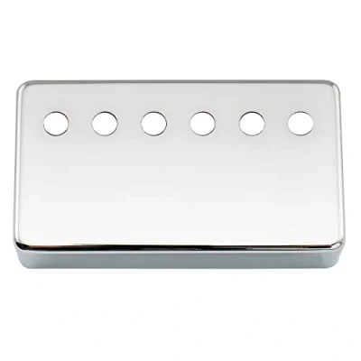 Image of Musiclily Pro 52mm Nickel Silver Alloy Humbucker Pickup Cover for Imported Electric Guitar, Chrome